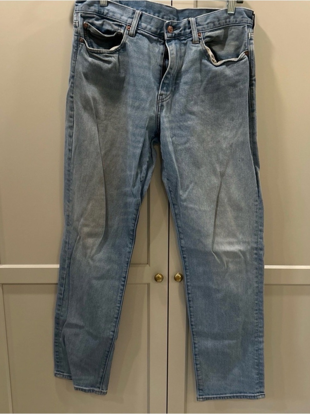 J. Crew Light Wash Relaxed Fit Men's Jeans denim 34x32